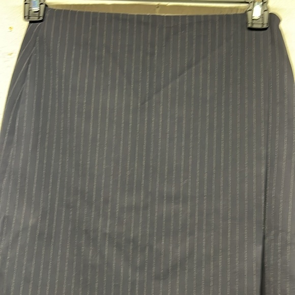 Stella McCartney pin striped wrap wool skirt blue - Picture 3 of 8